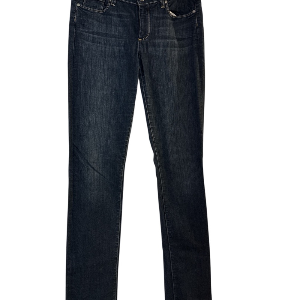 PAIGE Womans Skyline Straight “Stream Wash” Jeans. Made in the USA (2014 Era)